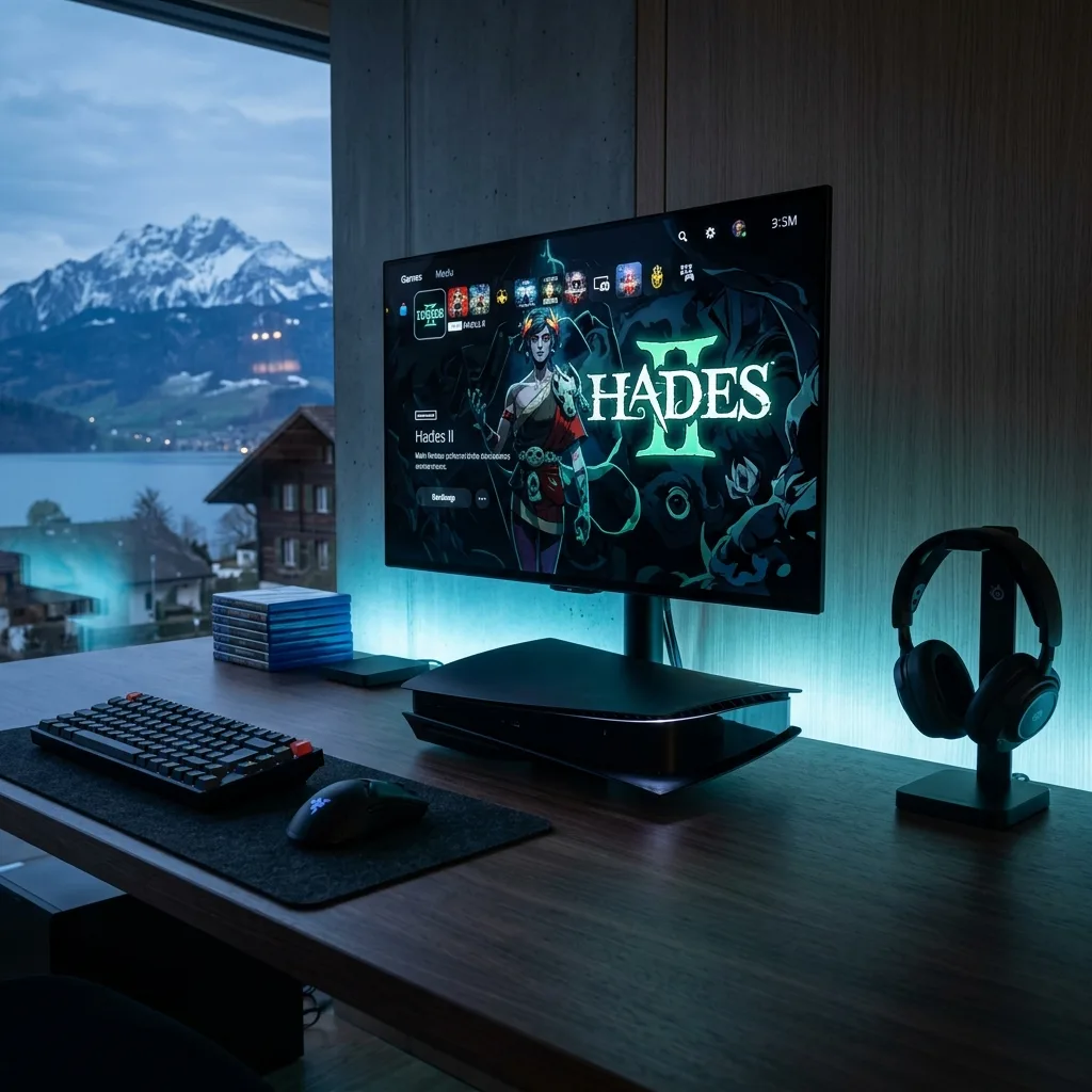 Console installed in a well-ventilated gaming setup