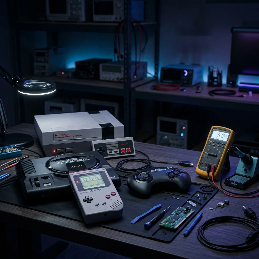 Recap Carte Mère (Condensateurs) Consoles Rétro